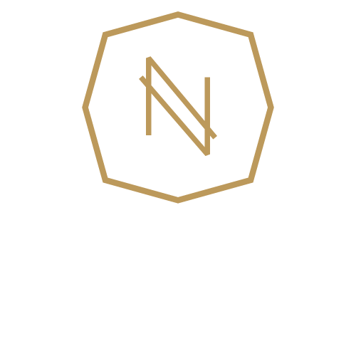 The North 680 logo. A stylized N within an octogon. North 680 is written below.